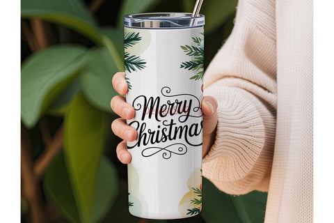 Christmas Tree Tumbler Wrap PNG Sublimation DesignSVG 