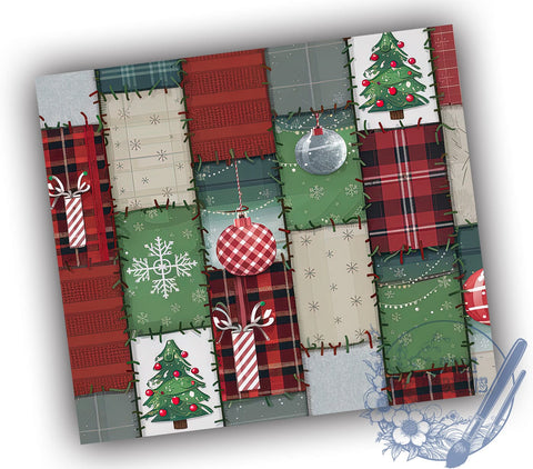 Christmas Trees 20oz Skinny Tumbler PNG, Country Christmas Tumbler Sublimation Wrap, Straight & Tapered Tumbler Wrap, Instant Digital Downloa Sublimation ToriDesigns 