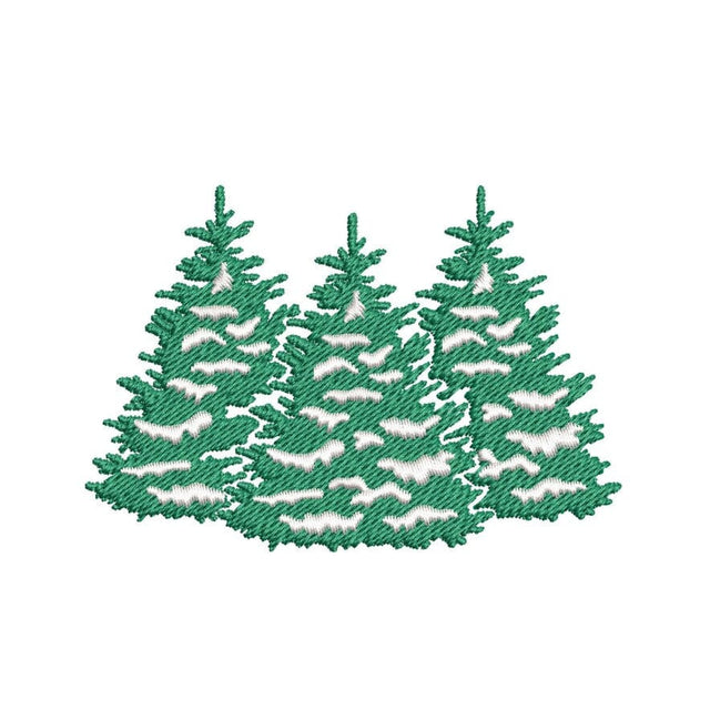 Christmas Trees Embroidery Design, Tis The Season Machine Embroidery File, 4 sizes Embroidery/Applique DESIGNS Nino Nadaraia 