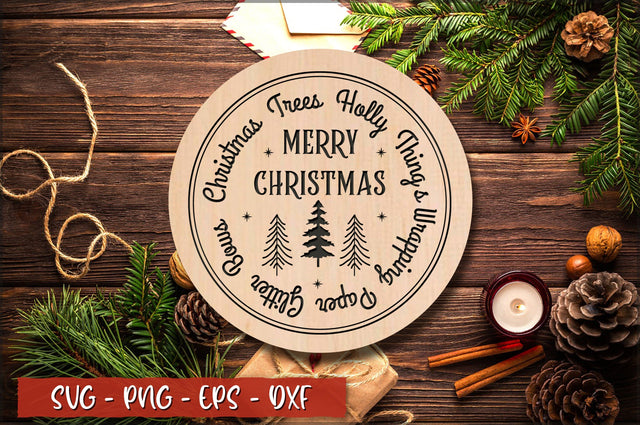 Christmas trees holly things wrapping paper glitter bows ornaments star candy canes hot cocoa snowflakes Laser Cut SVG SVG Shetara Begum 