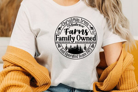 Christmas trees mistletoe farms family owned and operated since 1972 SVG Angelina750 
