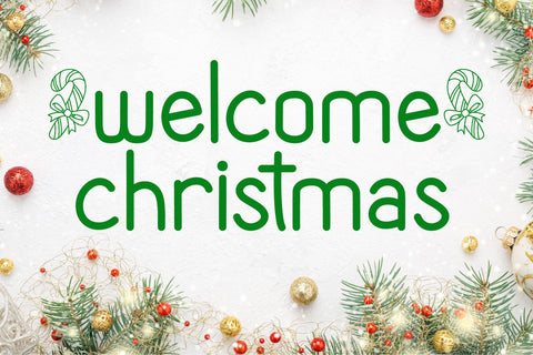 Christmas Trip Font AEN Creative Store 