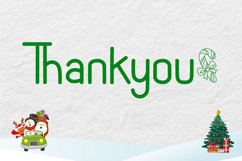 Christmas Trip Font AEN Creative Store 