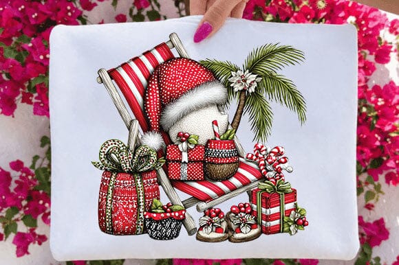 Christmas Tropical Gnome PNG Sublimation SVGArt 