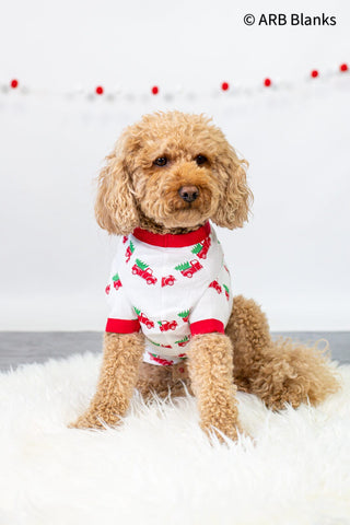 CHRISTMAS: Truck Collection Pajamas ARB Blanks Dog XS 