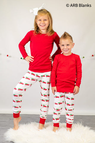 CHRISTMAS: Truck Collection Pajamas ARB Blanks Youth 6M 