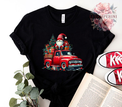 Christmas Truck PNG, Gnome Sublimation Design, Holiday Truck Gnome, Christmas Gnome Clipart, Festive Truck PNG, Winter Gnome Digital Download, Gnome with Truck PNG Sublimation Li Zamperini 