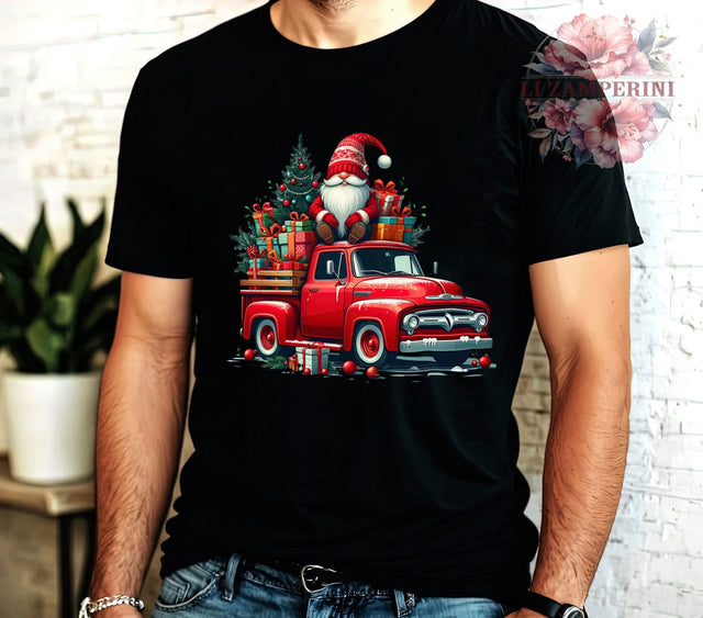 Christmas Truck PNG, Gnome Sublimation Design, Holiday Truck Gnome, Christmas Gnome Clipart, Festive Truck PNG, Winter Gnome Digital Download, Gnome with Truck PNG Sublimation Li Zamperini 