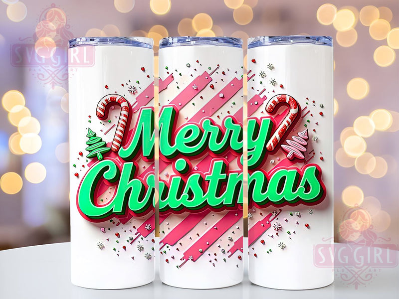 Christmas Tumbler Wrap, Merry Christmas, Christmas Tree, Cake Tumbler, 20oz Tumbler, Sublimation Design, Holiday Decor, Christmas Gift Sublimation SvggirlplusArt 
