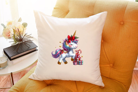 Christmas Unicorn Clipart Sublimation Sublimation designartist 