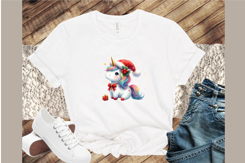Christmas Unicorn Clipart Sublimation Sublimation designartist 