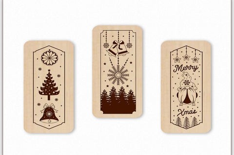 Christmas Vertical Laser Cut SVG Bundle SVG Shetara Begum 