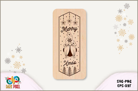 Christmas Vertical Laser Cut SVG Bundle SVG Shetara Begum 