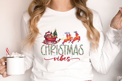 Christmas vibes png design Sublimation Regulrcrative 
