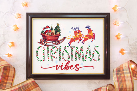 Christmas vibes png design Sublimation Regulrcrative 