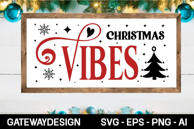 Christmas Vibes svg design SVG designmaster24 