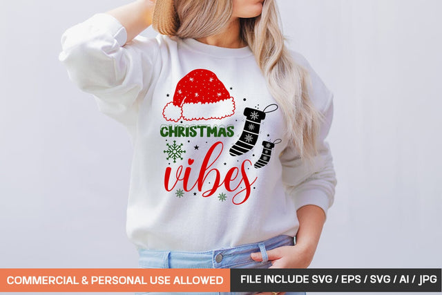 Christmas Vibes Svg Design SVG designmaster24 