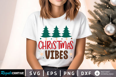 Christmas vibes Svg Design SVG Regulrcrative 