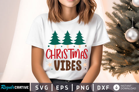 Christmas vibes Svg Design SVG Regulrcrative 