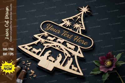 Christmas Village laser Cut svg Cutting file christmas village svg, holiday village svg design, SVG Regulrcrative 