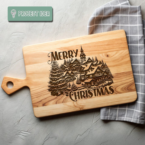 Christmas Village SVG DXF PNG JPG SVG CraftySVGStudio 