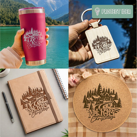 Christmas Village SVG DXF PNG JPG SVG CraftySVGStudio 