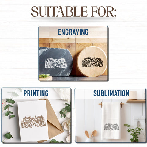 Christmas village SVG DXF PNG JPG SVG CraftySVGStudio 