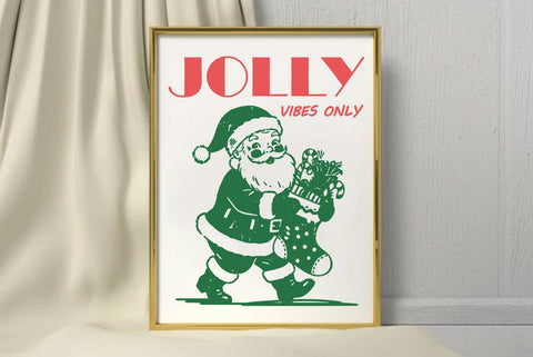 Christmas Vintage Illustration Collection Bundle with Santa Claus, Reindeer, Gifts and Holiday Trees SVG FiveStarCrafting 
