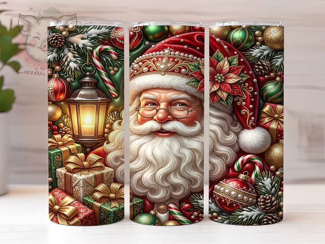 Christmas Vintage Santa 20oz Tumbler, Vintage Santa, Christmas Santa, Santa Tumbler, Vintage Santa PNG, Christmas Santa PNG, Vintage Christmas, Christmas Tumbler Sublimation Lara' s Designs 