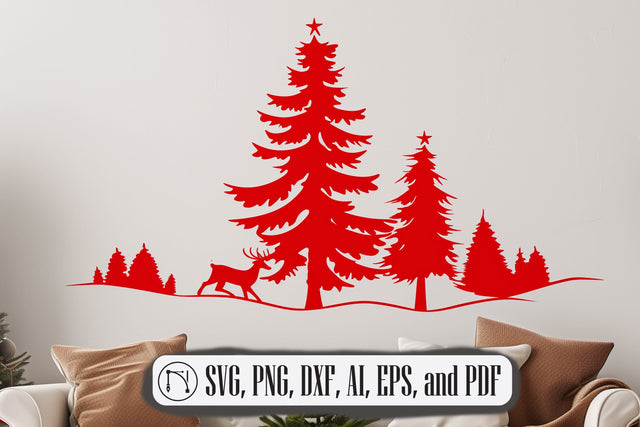 Christmas wall decor SVG cut file SVG MD JOYNAL ABDIN 