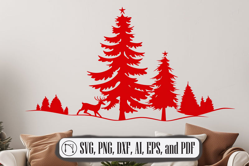Christmas wall decor SVG cut file SVG MD JOYNAL ABDIN 