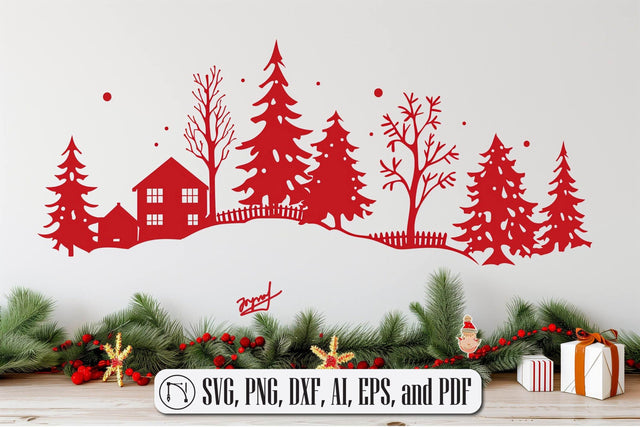 Christmas wall decor SVG cut file SVG MD JOYNAL ABDIN 