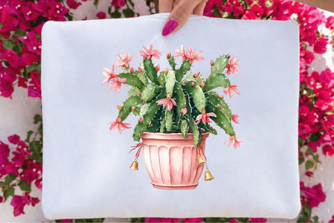 Christmas Watercolor Plants PNG Bundle Sublimation SVGArt 