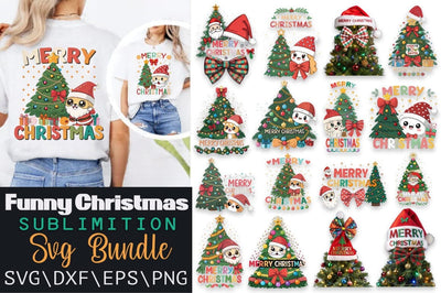 Christmas Watercolor Sublimation Clipart SVG Angelina750 