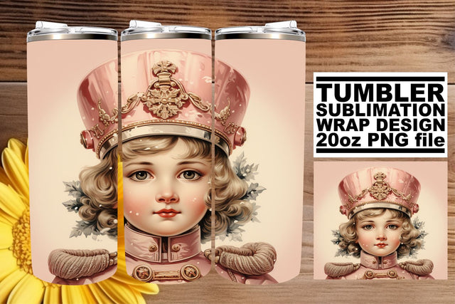 Christmas Watercolor Tumbler Wrap - Retro Sublimation PNG Sublimation afrosvg 