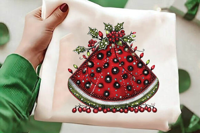 Christmas Watermelon Summer PNG Sublimation SVGArt 