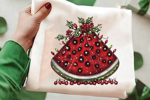 Christmas Watermelon Summer PNG Sublimation SVGArt 