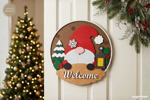 Christmas Welcome Door Signs SVG Bundle SVG SvgOcean 