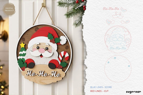 Christmas Welcome Door Signs SVG Bundle SVG SvgOcean 