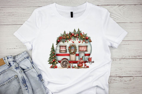 Christmas Whimsical Caravan Sublimation Bundle Sublimation Designangry 