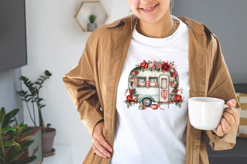 Christmas Whimsical Caravan Sublimation Bundle Sublimation Designangry 