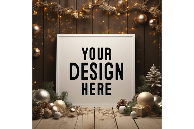 Christmas White Background Mockup Mock Up Photo Craftlabsvg24 