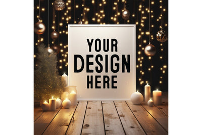 Christmas White Background Mockup Mock Up Photo Craftlabsvg24 