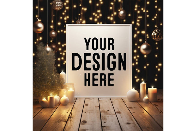 Christmas White Background Mockup Mock Up Photo Craftlabsvg24 