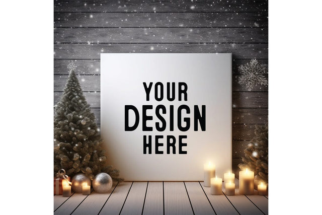 Christmas White Background Mockup Mock Up Photo Craftlabsvg24 