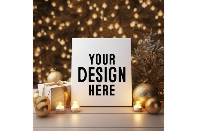 Christmas White Background Mockup SVG Craftlabsvg24 