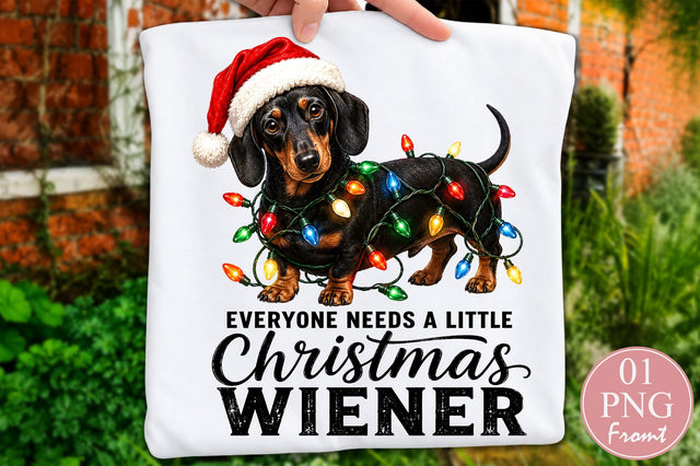 Christmas Wiener Dachshund PNG Sublimation nirmal108roy 