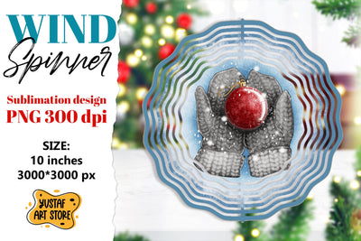 Christmas wind spinner. Cozy Christmas sublimation Sublimation Yustaf Art Store 