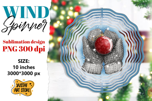 Christmas wind spinner. Cozy Christmas sublimation Sublimation Yustaf Art Store 