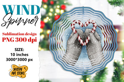 Christmas wind spinner. Cozy Christmas sublimation Sublimation Yustaf Art Store 